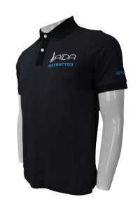P765 設計個性Polo恤款式   訂做繡花LOGO Polo恤款式   FREE DIVING 裸潛 深度潛水 教練 培訓員   製造男裝Polo恤款式   Polo恤生產商